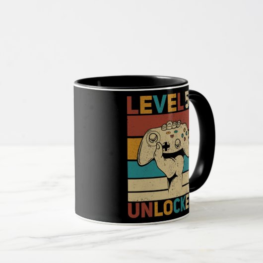 Level 59 Unlocked 59th Birthday 59 Years Old マグカップ (正面右)