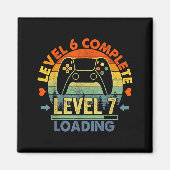 Level 6 Complete 6 Anniversary Gift 6th Wedding An マグネット (正面)