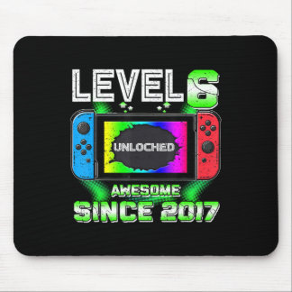 Level 6 Unlocked 素晴らし 2017ビデオゲーム6誕生 マウスパッド