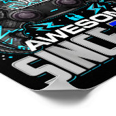 Level 6 Unlocked Awesome Since 2020 6th Birthday G ポスター (角)