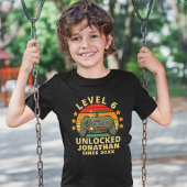 Level 6 Unlocked Gamer Boy Birthday 6 Tシャツ
