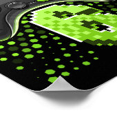 Level 6 Video Game Controller 6th Birthday Gamer G ポスター (角)