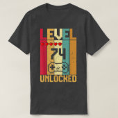 Level 74 Unlocked Awesome 1948 Video Game 74th Bir Tシャツ (デザイン正面)