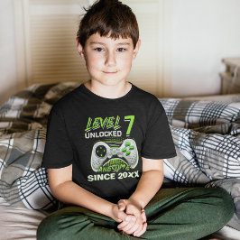 Level 7 Unlocked - Fun Birthday 7 Gamer  Tシャツ