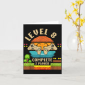 Level 8 Complete 8 Years Anniversary Video Game Gi カード (黄色い花)