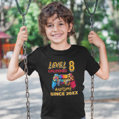 Level 8 Unlocked - Fun Birthday 8 Gamer  Tシャツ