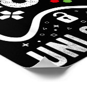 Level 8 Unlocked Video Game 8th Birthday Gift  ポスター (角)