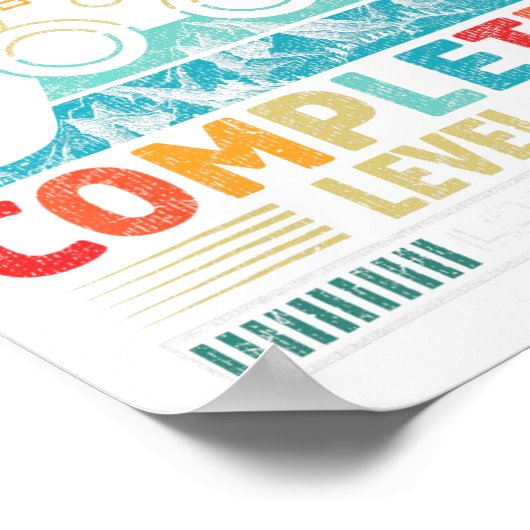 Level 9 Completed Level 10 Loading 9th Birthday Vi ポスター (角)