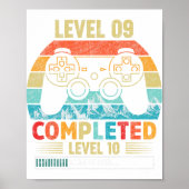 Level 9 Completed Level 10 Loading 9th Birthday Vi ポスター (正面)