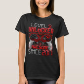 Level 9 Unlocked 9 Year Old For Boys 9th Birthday Tシャツ (正面)