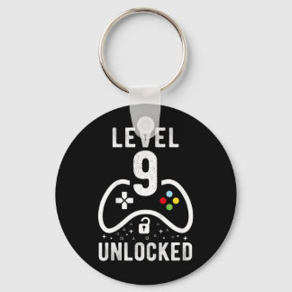 Level 9 Unlocked Video Game 9th Birthday Gift  キーホルダー