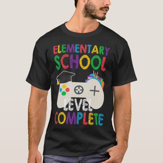 Level Complete Last Day Of Elementary School Gradu Tシャツ (正面)