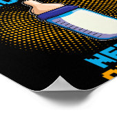 Level Dad Unlocked Pregnancy Announcement Gamer Fa ポスター (角)