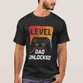 Level Dad Unlocked Retro & Vintage Tシャツ (正面)