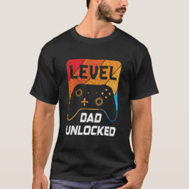 Level Dad Unlocked Retro & Vintage Tシャツ