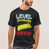 Level Overbending Unlocked Harmonica Player Tシャツ (正面)