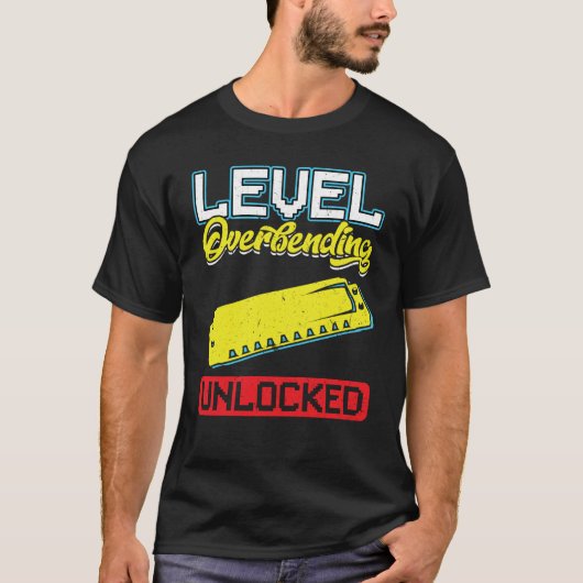 Level Overbending Unlocked Harmonica Player Tシャツ (正面)
