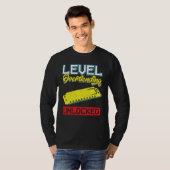 Level Overbending Unlocked Harmonica Player Tシャツ (正面フル)