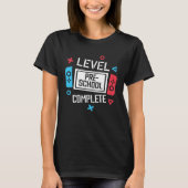 Level Pre School Complete Video Game Last Day Of S Tシャツ (正面)