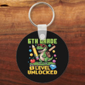 Level Unlocked 6th Grade Dinosaur Ck To School Gam キーホルダー (正面)