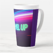 Level Up カフェラテマグ (右アングル)