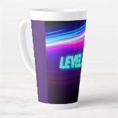 Level Up カフェラテマグ (左アングル)