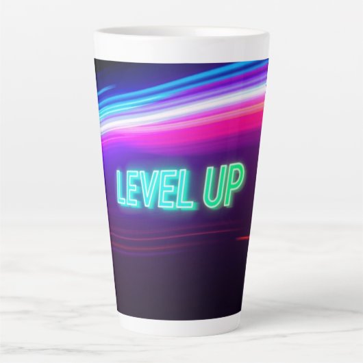 Level Up カフェラテマグ (正面)