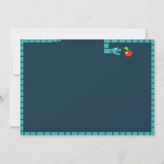 Level Up Arcade Birthday Partyの招待 招待状 (裏面)