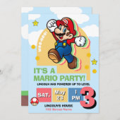 Level Up Birthday Invitation 招待状 (正面/裏面)