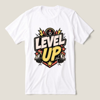 LEVEL UP camiseta deportiva トライブレンドＴシャツ