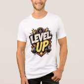 LEVEL UP camiseta deportiva トライブレンドTシャツ (正面)