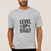 LEVEL UP DAILY Design 06 T-Shirt Tシャツ (正面)