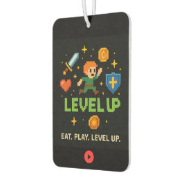 Level Up Gamer Air Freshener – Pixel Retro Style カーエアーフレッシュナー