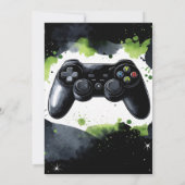 Level Up Gamer Birthday 招待状 (裏面)