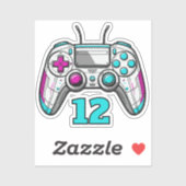 Level Up Gamer Birthday – Video Game Party Favor  シール (シート)