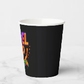 Level Up,  Gamer themed custom photo paper cups 紙コップ (左)