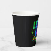 Level Up,  Gamer themed custom photo paper cups 紙コップ (右)