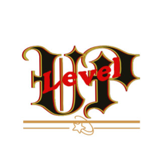 Level Up Love – Gothic Typography Design Tシャツ