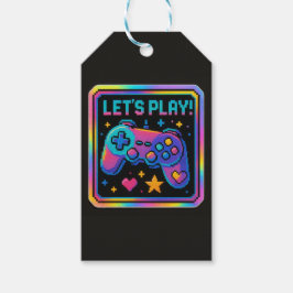 LEVEL UP Pixel Art Gamer Badge ギフトタグ