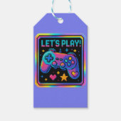 LEVEL UP Pixel Art Gamer Badge ギフトタグ (正面)