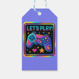 LEVEL UP Pixel Art Gamer Badge ギフトタグ