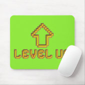Level Up Pixel Mousepad Retro Gamer マウスパッド (マウス)