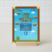 Level Up Video Game Birthday Party Invitation 招待状