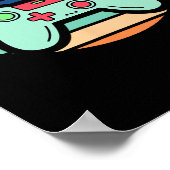 Level Up Video Game Controller  ポスター (角)