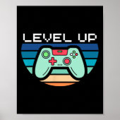 Level Up Video Game Controller  ポスター (正面)