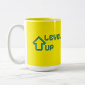 Level UP Yellow mag ツートーンマグカップ (左)