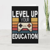 Level Up Your Education Video Gamer Unlock In Prog カード (正面)