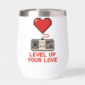 Level Up Your Love, Retro Pixel Gaming Design (背面)