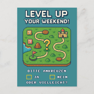 Level Up Your Weekend! ポストカード