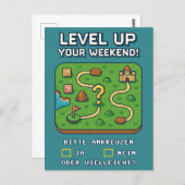 Level Up Your Weekend! ポストカード (正面/裏面)
